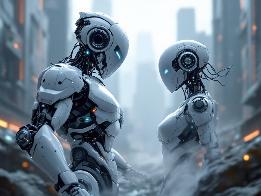 Two_AI_robots_face_to_face